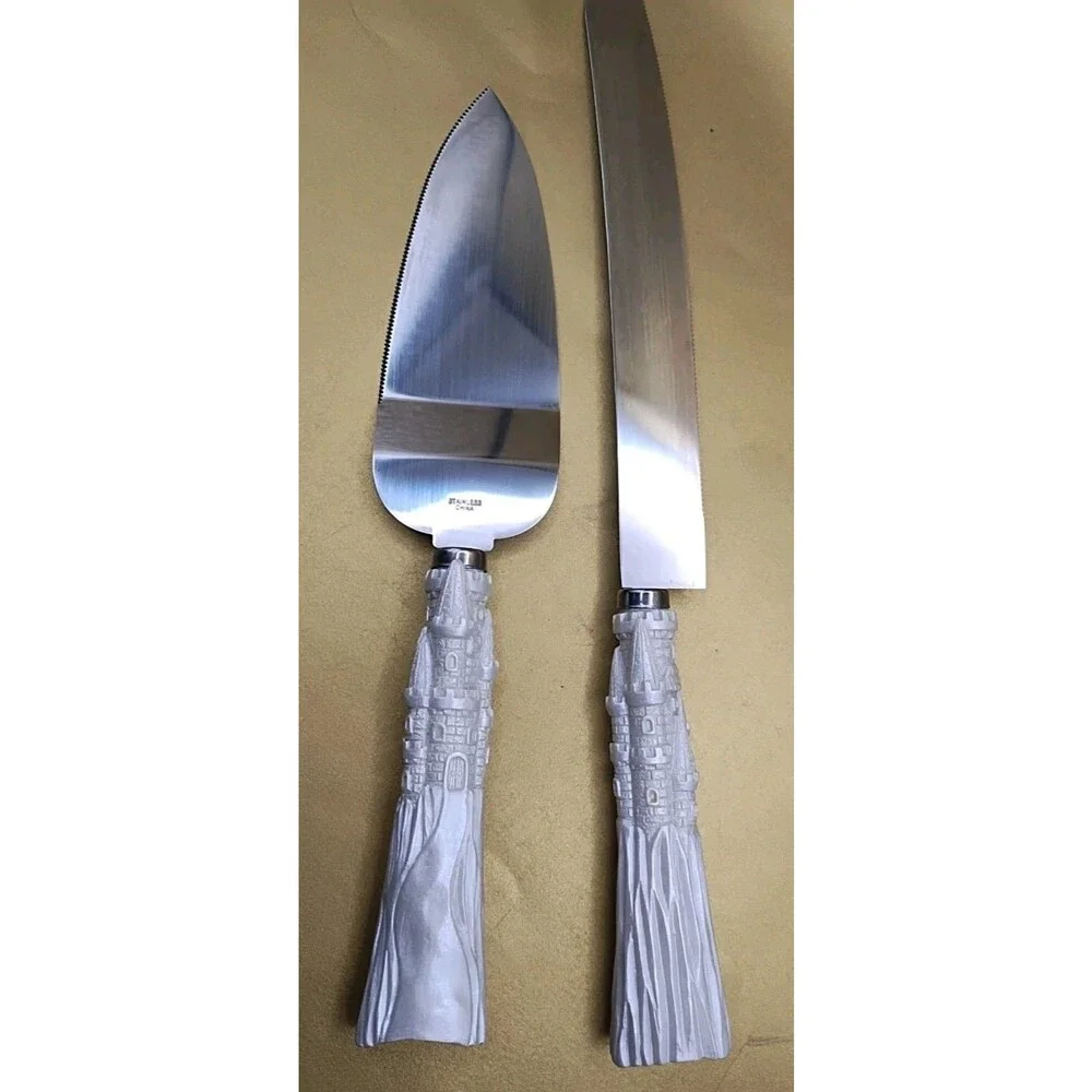 Wedding Anniversary Cake and Knife Set. Fairytale Castle